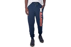 CAMPUS LAB Officially Licensed Jogger Sweatpants Unisex for Men & Women with Pockets Collegiate Team Logo Team Color Collection