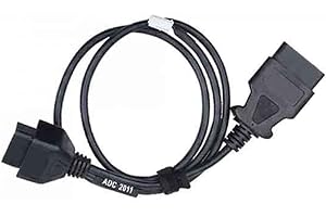 ahishfoneya SmartPro Cable - 3-Pin XLR, USB Type A Male-to-Female, Black, Indoor, 0.4 lbs, Chrysler, Dodge, Jeep Vehicles