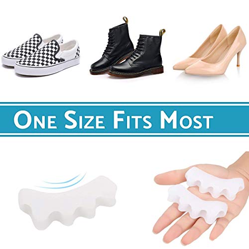 image for Feeke 8PCS) Bunion Corrector, Toe Straightenen,Gel Toe Separator, Toe 
