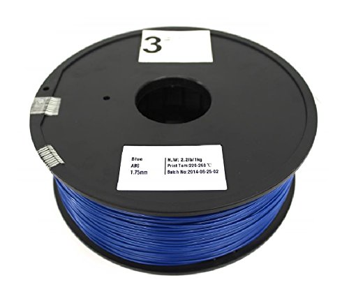 3rDment Blue 3D Printer Filaments - 1.75 mm PLA - Net Weight = 1.0 kg (2.2 lb), Compatible with All FDM 3D Printers - Replicator 2, Ultimaker 1, RepRap, Replicator 2x, Prusa i3, Mendel Prusa, Ultimaker 2, Replicator, Print/bot, Leapfrog Creatr, Zcorp, Solidoodle, UP! Plus, Form 1, Cube X, Up! Mini, Creator, Mende!Max, uPrint, PowerWasp, Dimension, Lulzbot, Felix 2.0