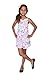 Pulla Bulla Big Girl Floral Romper Sleeveless Jumpsuit Size 8 Ivory