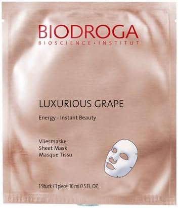 Biodroga Luxurious Grape Energy - Sheet Mask 10x16ml (Salon Size)
