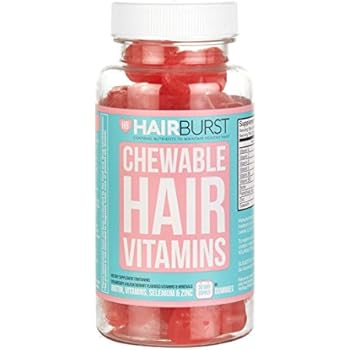 Amazon.com: HAIRBURST Chewable Vitamins for Hair Growth - One Month Supply - 60 Gummies - Faster 