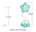 2 Sets Balloon Column Stand Kits 1 Balloon Arch Base and Pole with 4 Feet Height and 2lb Water Fillable Base for Birthday Party Wedding Event