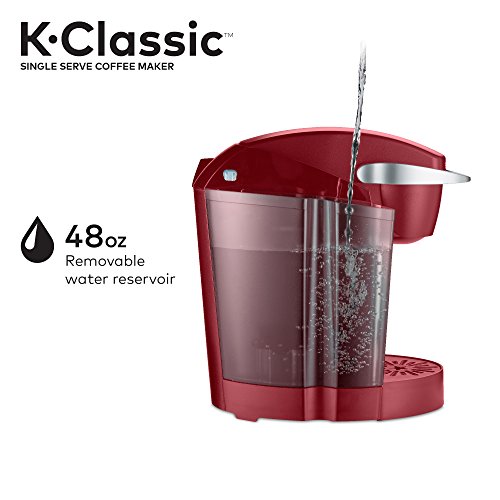 Keurig K55/K-Classic Coffee Maker, K-Cup Pod, Single Serve, Programmable, Rhubarb