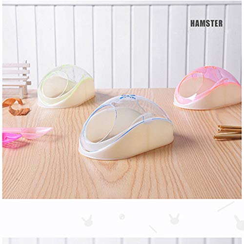 FidgetFidget Small Animal Hamster Sauna Sand Bath Room Pet Use Bathing Potty Toilet Plastic Blue - Thumbnail 2