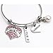 LParkin Aunt Godmother Bangle Bracelet Stainless Steel (Pink)