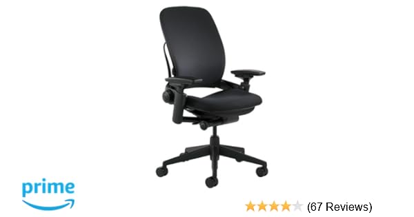 Steelcase Leap Chair Black Fabric Fba 46216179