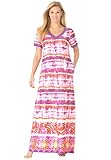 Dreams & Co. Women's Plus Size Petite Maxi Lounger