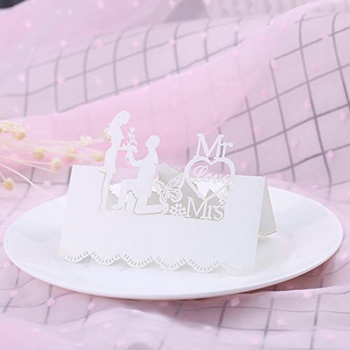 Wedding Table Name Place Cards,3.53.5 inches, 50pcs
