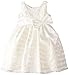Jayne Copeland 2-6x Little Girls' Shadow Stripe Organza Dress
