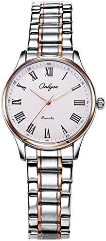 ONLYOU Ladies Watch Fashion Leather Watchband Rhinestones Women Watches Rosefield Watch Quartz Wristwatch