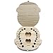 Warmoor Baby Tooth Box, Milk Teeth Wood Case Storage Keepsake Organizer Deciduous Souvenir (girl)