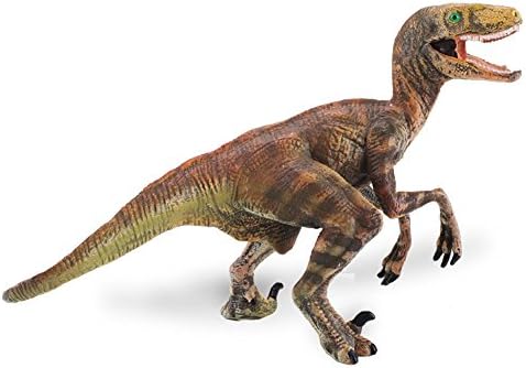 Velociraptor dinosaur toys, Realistic Hand Painted Toy Figurine Model, Quality Construction from Safe and BPA Free Materials, realistic skin, Ltd Prehistoric Life Suitable for collectors and kids