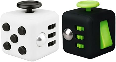 Anxiety Stress Relief 6 Sides Fidget Cube: Calming Toy for Focus, Relaxation, Distraction &amp; Improved Mood - Aids Depression, Worry &amp; Fear - Perfect Gift