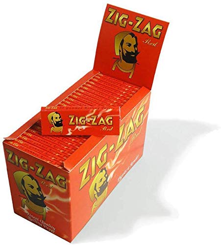 2xRed Regular Cigarette Rolling Papers Box 100