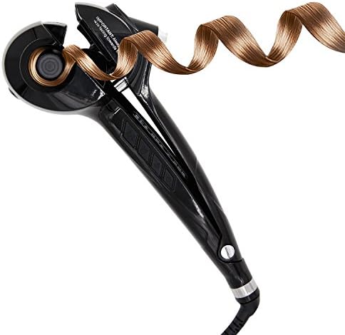 SexyBeauty Professional Steam Hair Curler Curling Iron Automatic Styling Curler Machine Tool(black)