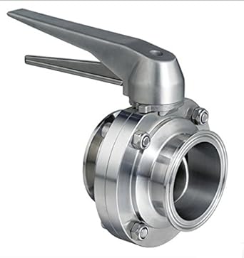 2" Sanitary Stainless Steel Butterfly Valve Multiposition ...