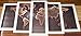 GEVES 5 Pcs World Map Wall Art Giclee Print Posters for Living Room Home Decor Pictures Unframed