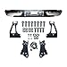 MAPM - Silverado Rear Step Bumper Chrome With Brackets Light Kit Bolts Bar GM1103122 For 1999-2006 Silverado 1500 99-04 Silverado 2500 GMC Sierra 1500 2500