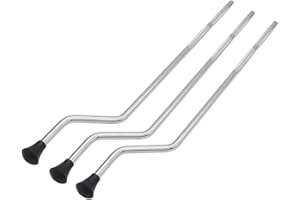 ERINGOGO 3pcs Floor Tom Legs Floor Tom Feet Floor Tom Leg Bracket Drum Accessory Anti-Slip Drum Leg Drum Fitting Silver Accessories Double Layer Support Feet Metal Drum Stand Accessories