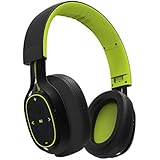 BlueAnt - Pump Zone Over Ear HD Wireless Headphones, 30+ hrs battery, Mega Bass and Enhanced Sound Purity (Green)