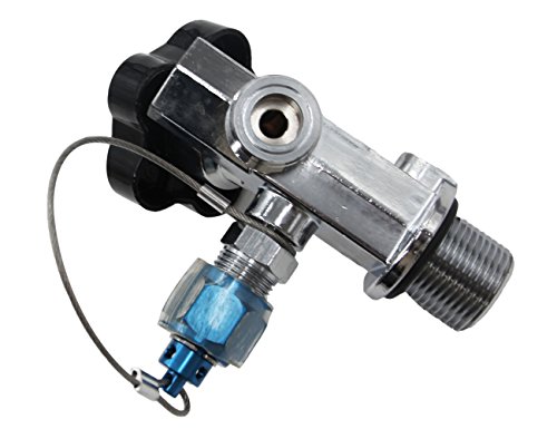 Dracary Nitrous Oxide Systems SUPER Hi-Flo Bottle Valve Work For NOS 16139 (Black)