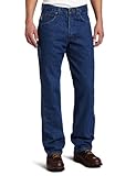 Carhartt Men's Relaxed Fit Denim Carpenter Jean,Dark Stone,32 x 32