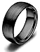 SOMEN TUNGSTEN 4mm 6mm 8mm Black Ceramic Rings Brushed Comfort Fit Engagement Wedding Band Size 4-13