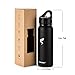 Simple Drink 25oz Stainless Steel Sports Water Bottle with Straw Lid and Portable Handle - Reusable Wide Mouth Hydro Metal Flask - BPA Free Travel Bottle for Hiking, Cycling, Running