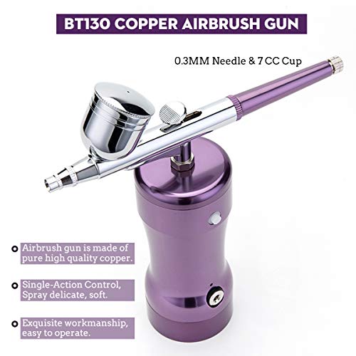 Airbrush Kit,FyLight SingleAction Cordless Airbrush Rechargeable Mini