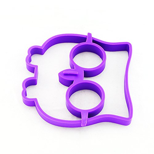 Vinmax Breakfast Silicone Owl Skull Fried Egg Mold Pancake Ring Shaper Cooking Tools Kitchen Gadgets Kid Gift