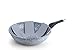 WaxonWare 11 Inch Non Stick Wok & Stir Fry Pan With STONETEC (A 100% PTFE, PFOA and APEO Free) Ceramic Coating & Induction Bottom + Free Table Trivet