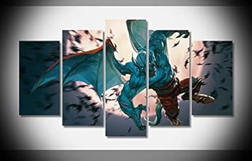 Amazoncom Mcanvas 5pcs Night Stalker Dota 2 Wallpaper