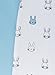 Ely's & Co. 100% Cotton Wearable Blanket Baby Sleep Bag Bunnies 2 Pack (Blue, 3-6 Months)