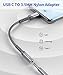 USB Type C to 3.5mm Female Headphone Jack Adapter, JSAUX USB C to Aux Audio Dongle Cable Cord Compatible with Pixel 4 3 2 XL, Samsung Galaxy S10 S9 Plus Note 10, iPad Pro,Mate 30 20 Pro and More(Grey)thumb 1