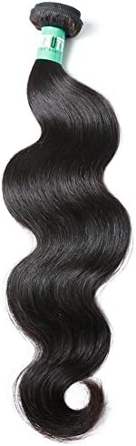 MSBEAUTY 10A Brazilian Body Wave Virgin Human Hair 1 Bundles 18 inch Brazilian Virgin Hair Bodw Wave Human Hair Weave Natural Color