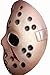 Friday The 13th Jason Voorhees Deluxe Eva Hockey Mask, Gray, One Size