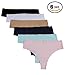 B2BODY 6 Pack Women's Regular & Plus Size Aqua X Performance Thong Panties (3XL)