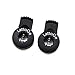 LattoGe (2 PACK) Elastic Shoelaces No Tie Shoe Laces Trim-To-Fit Design For Basketball,Tennis Shoes,Football, Soccer,Baseball Cleats,Hiking Boot (Black)