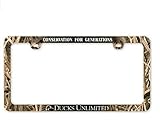 Ducks Unlimited License Frame, Universal, Mossy Oak Blades