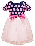 Little Girls Tutu Dresses,Toddler Polka Dots Dress,Pink Multilayer Tulle Dress,Summer Party Dresses 2-7 Year