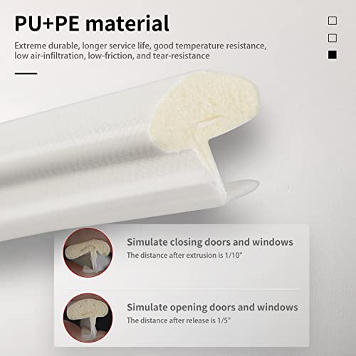 Weather Stripping Flange Install Easily Applied to kerf Door Frame (18
