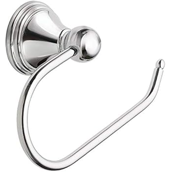 Moen DN8408CH Preston Collection Single Post Toilet Paper Holder, Chrome