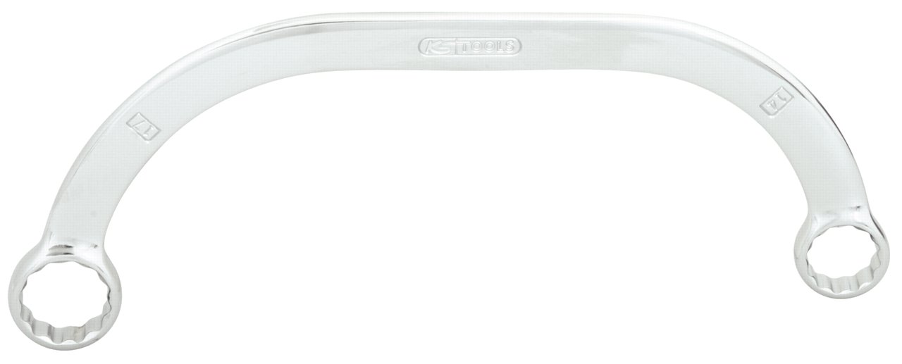 KS Tools 518.0857 16 x 18mm Chrome+ Half Moon Manifold Spanner