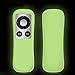 SIKAI Protective Case for Apple TV 2 3 Remote Shockproof Silicone Cover for Apple TV Remote Skin-Friendly Anti-Slip Washable Anti-Lost Multi-Colors with Remote Loop (Glow in Dark Green)