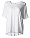 Kalvon-Fu Women's Round Neck Casual Loose Short Sleeve Tees Tops Blouse T-shirt