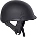Fuel Helmets SH-HHFL67 HH Series Half Helmet, Flat Black, X-Large