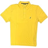 Nautica Mens Classic Fit Cotton Pique Polo T-Shirt (as1, Alpha, m, Regular, Regular, Aspen Gold)