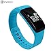 InnKoo Waterproof Activity Tracker, U8 Fitness Tracker Pedometer Watch Steps Calories Counter Smart Bracelet Wristband Sports Band Sleep Tracker, for Women Men Kids Seniors Bluetooth Sync (Blue)